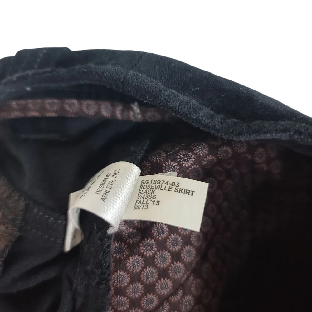 Athleta Black Roseville Mini Skirt 4